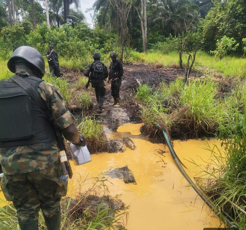 NNS Soroh Deactivates Illegal Refinery, Recovers 1,200 Sacks of Fuel NNS Soroh Deactivates Illegal Refinery, Recovers 1,200 Sacks of Fuel
