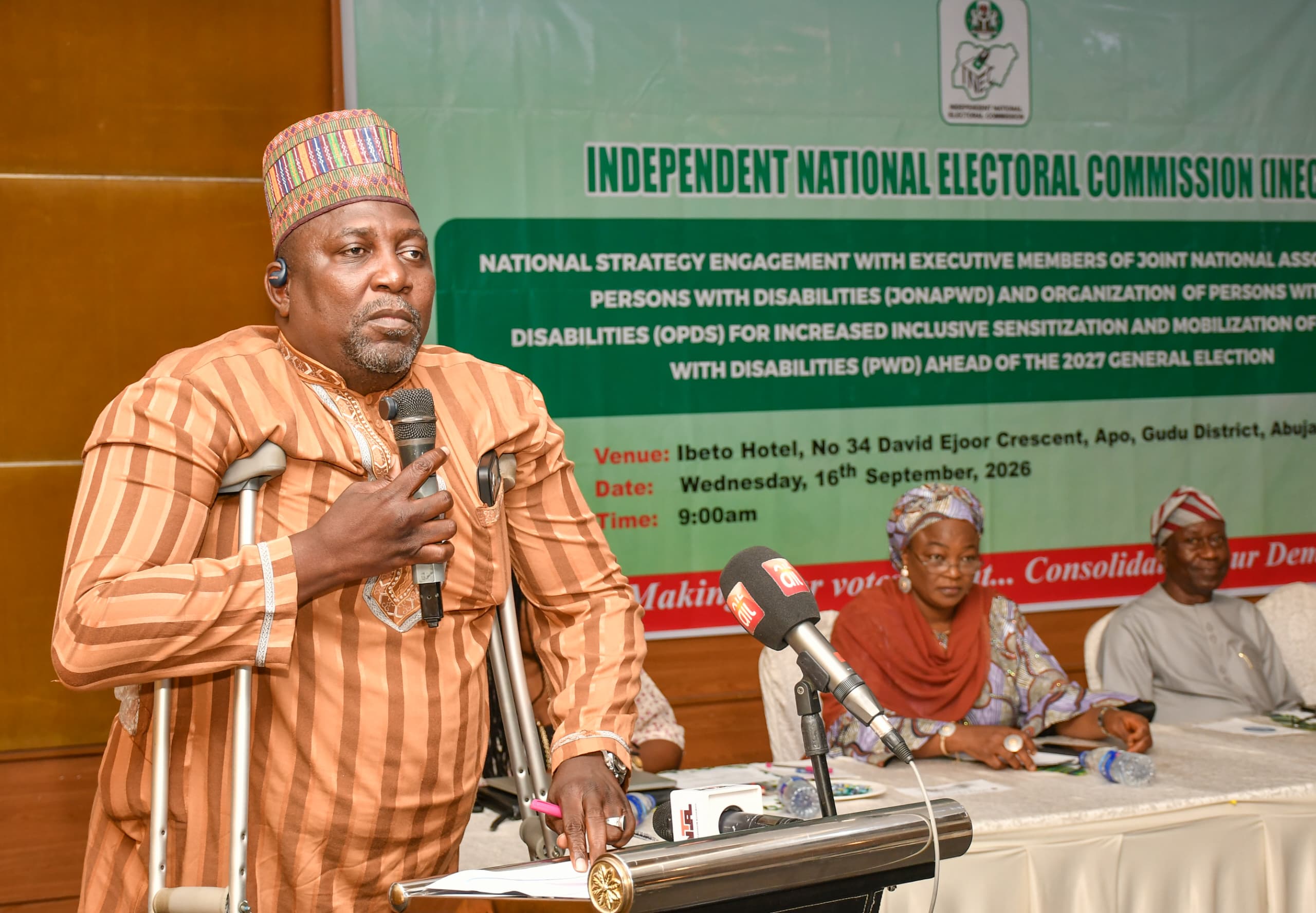 INEC Targets Higher PWD Turnout, Participation In 2027 Poll